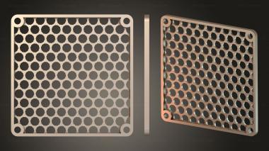 Bases Rejillas Dot Cover sharp 3d model