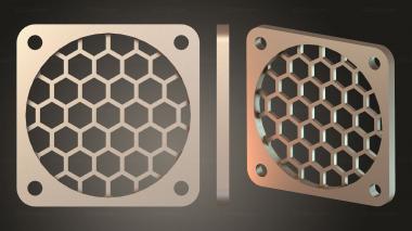Bases Rejillas Honeycomb Cover faded 3d model