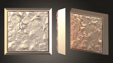 Bases Square Mud arid 3d model