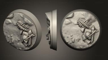 Bases Bases Round 32mm ver1 3d model