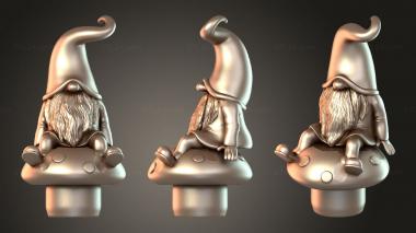 Bases Toadstool Gnome 3d model