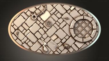 Bases Vermin Oval Jagged 3d model
