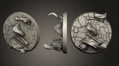 Bases Battle Bases 3 40mm C decorated 3d model