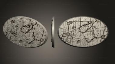 Bases Brick Oval 3d model