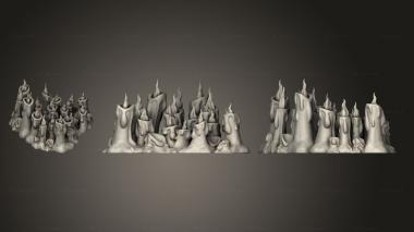 Bases candles a 002 3d model