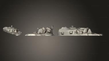 Bases Cave Cave Entrance01 Base B 3d model