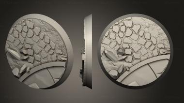Bases Change Daemons Round 105mm 70mm 1 014 3d model