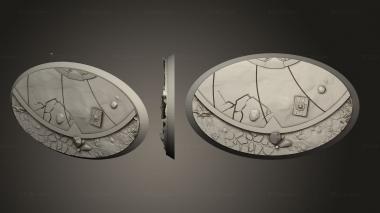 Bases Change Daemons Round 105mm 70mm 1 023 3d model