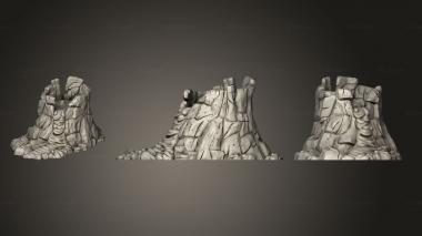 Bases Crater Lava Flow B 3d model