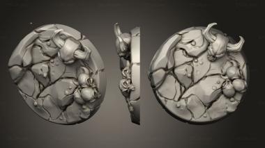 Bases Demon Hunter Bases 35mm 3d model