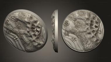 Bases Disease 60mm round base magnet 3d model