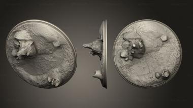 Bases Dragon Base Uncut fixed 3d model