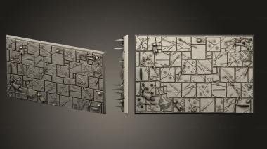 Bases Dungeon 150x100mm square base magnet 3d model