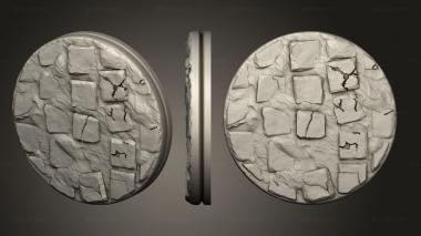 Bases Empire of Scorching Sands Round Worn Cobblestone 1 3d model