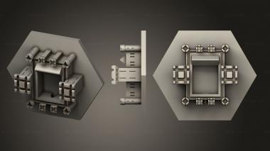 Bases empires buildings tile set Large Cae Tile1a 3d model