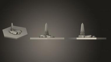 Bases empires buildings tile set Shrine Tile1a 3d model