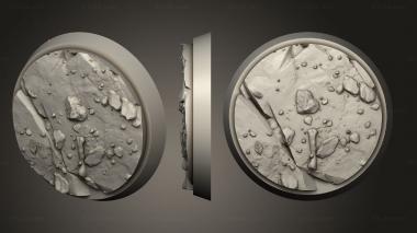 Bases Everdark Elves Bases Round 32mm ver2 3d model