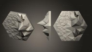 Bases grass in to mountain 3d model