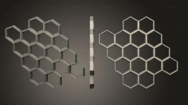 Bases ground 16base h notext v8 v2 3d model