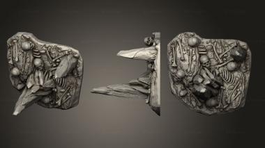 Bases hellscape scatter terrain4 v2 3d model