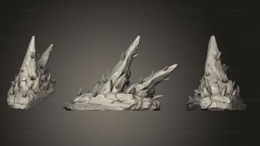 Bases hellscape spike terrain4 3d model