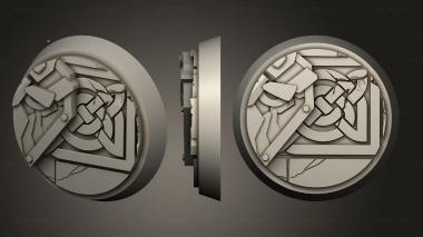 Bases Hillhammer Dwarves Round 25 ver5 3d model