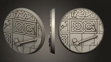 Bases Hillhammer Dwarves Round 50 ver1 3d model