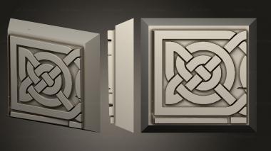 Bases Hillhammer Dwarves Sq 20x20 ver1 3d model
