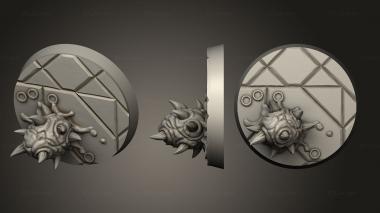Bases Hoardstone Lair Base Set 30mm D decorations 3d model