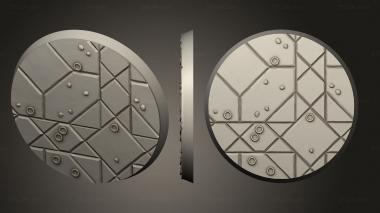 Bases Hoardstone Lair Base Set 50mm D 3d model