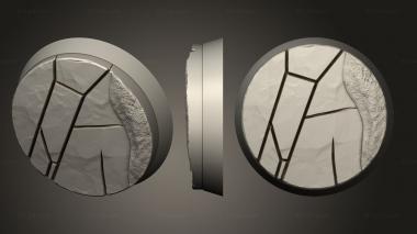 Bases Ice 32mm round base magnet V1 3d model