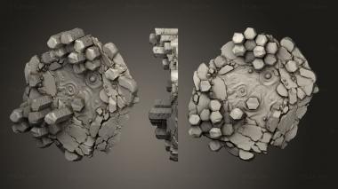 Bases Lava Terrain2 3d model