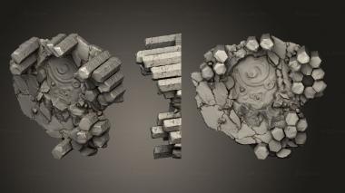 Bases Lava Terrain3 3d model