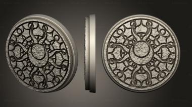 Bases Mandala Tile Base40 3d model