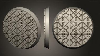 Bases Miniatures bases 100mm 017 3d model