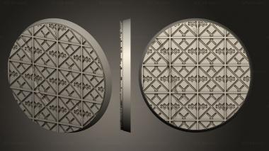Bases Miniatures bases 100mm 020 3d model