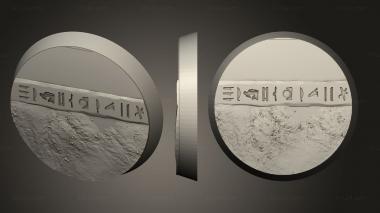 Bases Mummies Round 25mm 5 3d model
