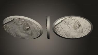 Bases Mummies Round 60mm 35mm 1 3d model