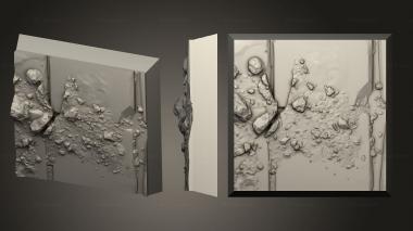 Bases Mummies Square 20mm 5 3d model