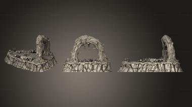 Bases Nature Platforms Set Swamp 3d model