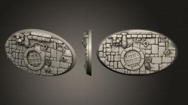 Bases Oval 90x521 3d model