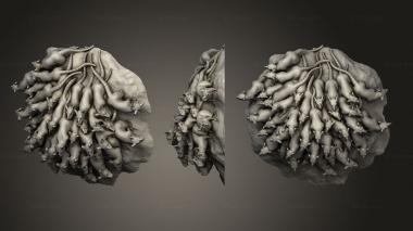 Bases Ratmen Rat Swarms US 3d model