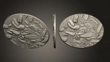 Bases Return to Land oval 5 3d model
