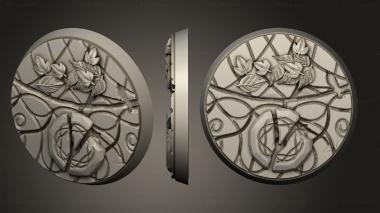 Bases Roadside Round 40 ver3 3d model