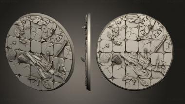 Bases Roadside Round 100 3d model