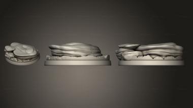 Bases Rock Alcove Base40 3d model