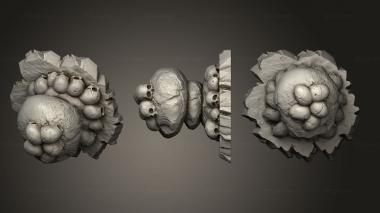 Bases Rock Ancient Cannibal Stones 3 3d model
