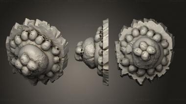 Bases Rock Ancient Cannibal Stones 4 3d model