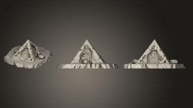 Bases Rock Egyptian Ruins Part 1 001 3d model