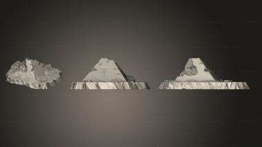 Bases Rock Egyptian Ruins Part 1 002 3d model